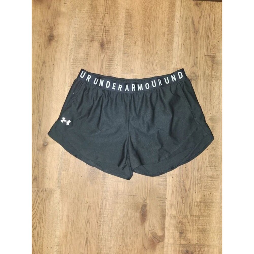 Black Under Armor athletic shorts